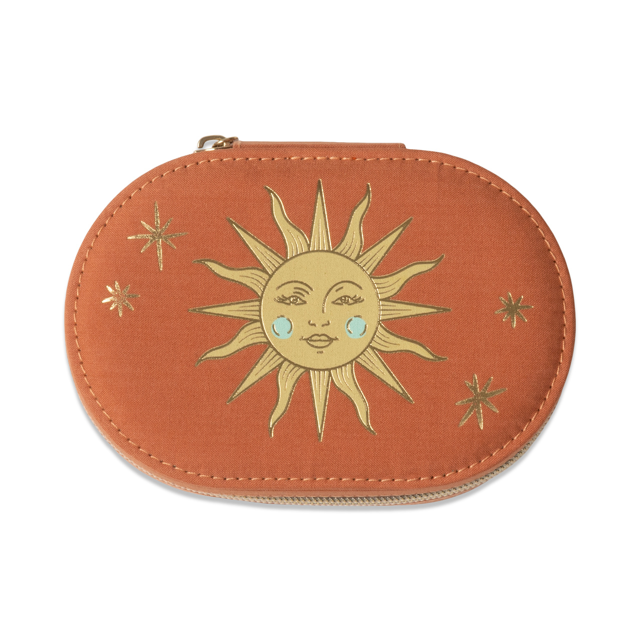 Ovalt Smyckeskrin - Terracotta Sun