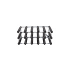 Wine Rack 15 Bottles Unassembled Black