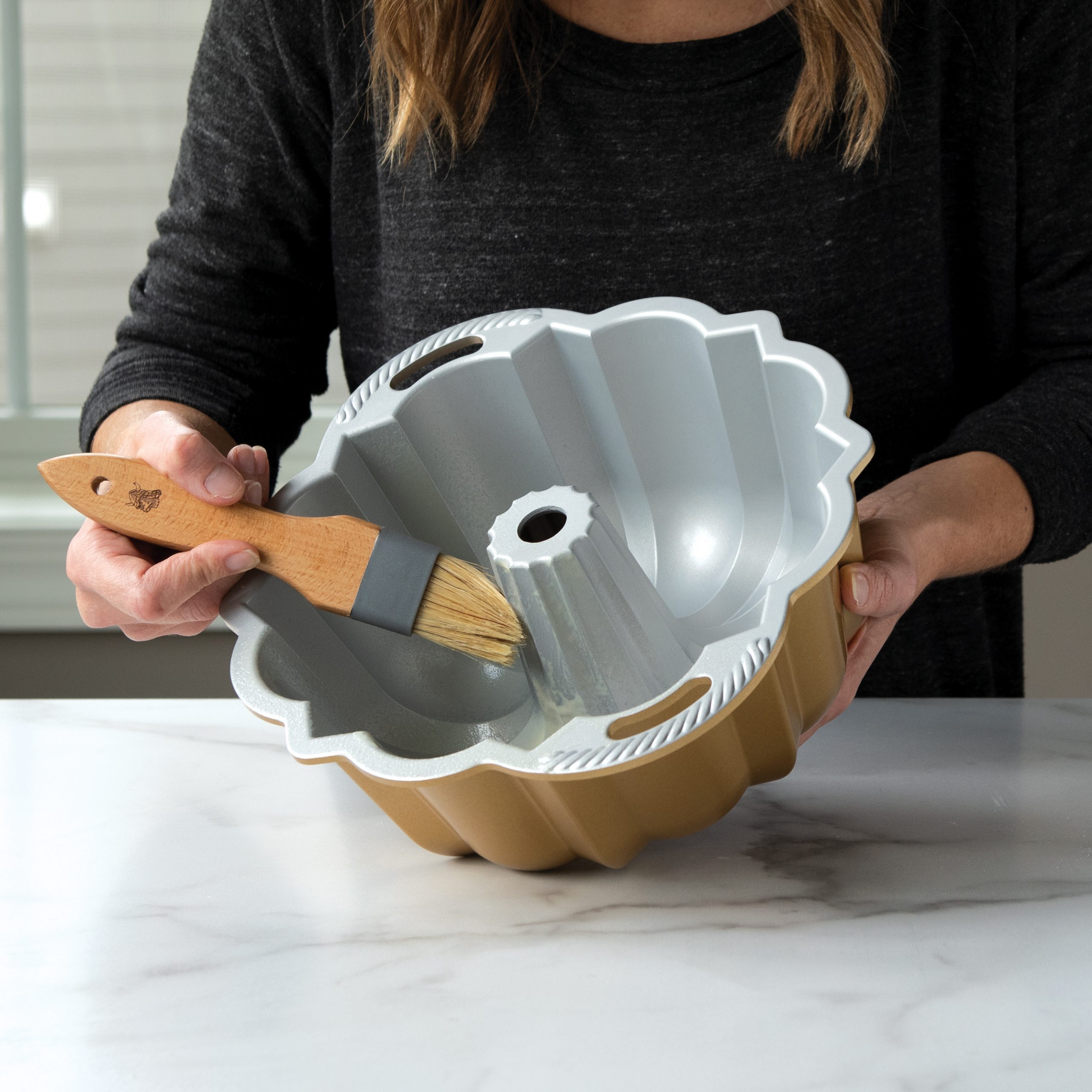 Nordic Ware Bakpensel i trä