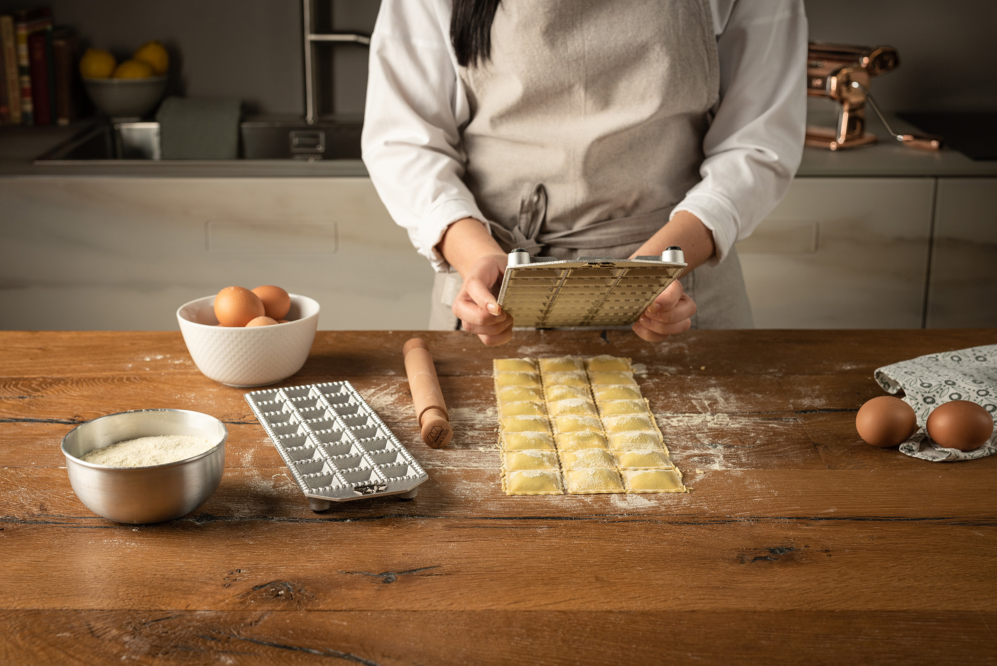 Marcato Ravioliplåt Agnolotti 12 st