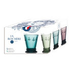 La Rochère Water Glass Abeille Multi Gift Set, 4 pcs