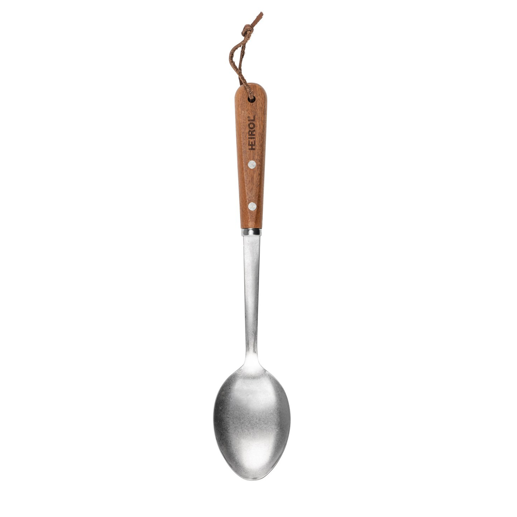 Heirol Serveringssked Rostfri Stål och Bokträ