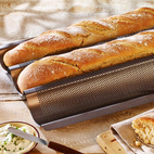 Birkmann Perforated Baguette Tray 3 pcs
