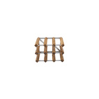 Wine Rack 9 Bottles Assembled Light Wood