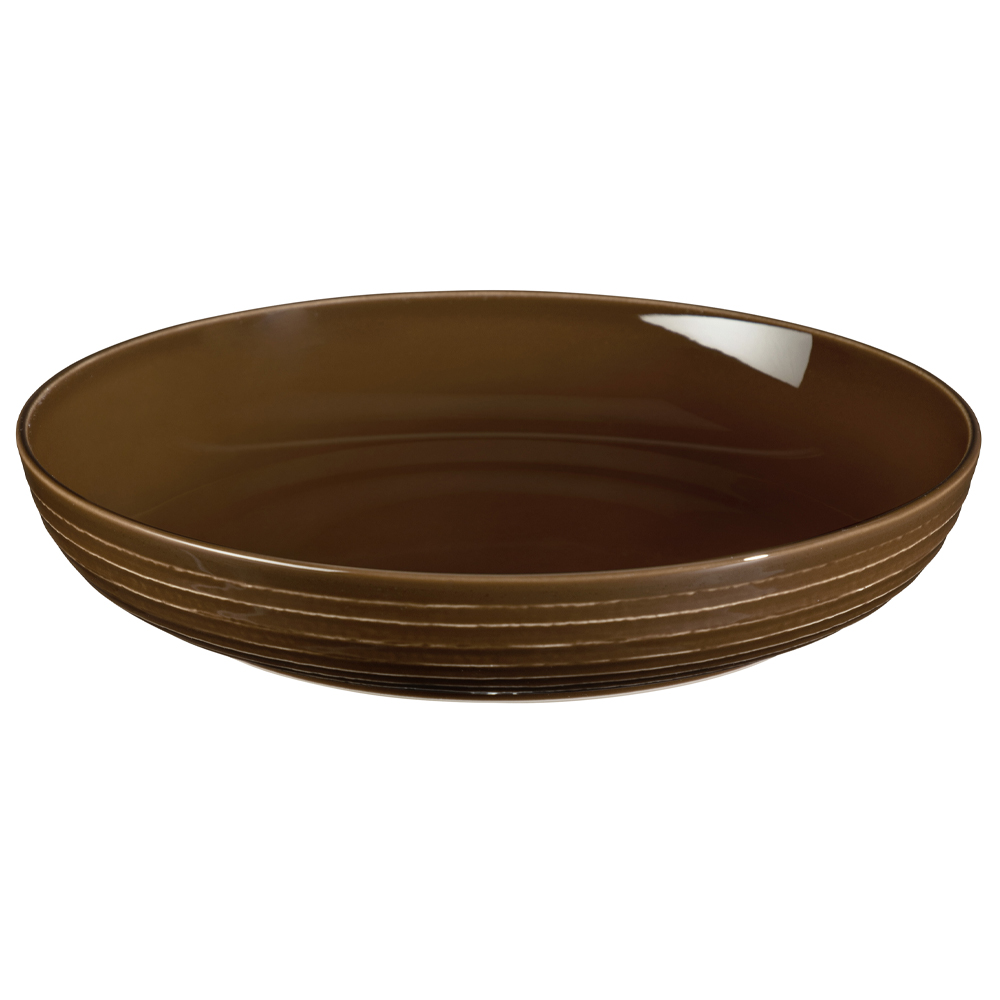 Seltmann Deep Plate Terra Earth Brown 28 cm 2-pack