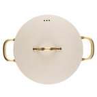 Heirol Gryta med Lock Royal Pearl 28 cm, 4,1 liter
