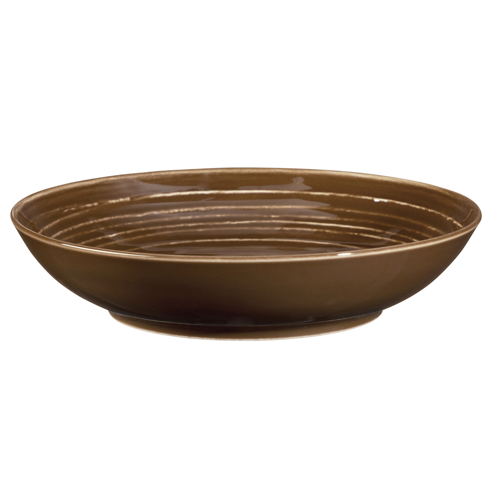 Seltmann Deep Plate Terra Earth Brown 21 cm 6-pack