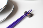 Kawai Chopstick Rest Black Cats