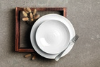 Seltmann Deep Plate Terra White 21 cm 6-pack