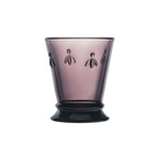 La Rochère Vattenglas Abeille Aubergine 6 st
