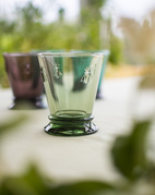 La Rochère Water Glass Abeille Olive Green, 6 pcs