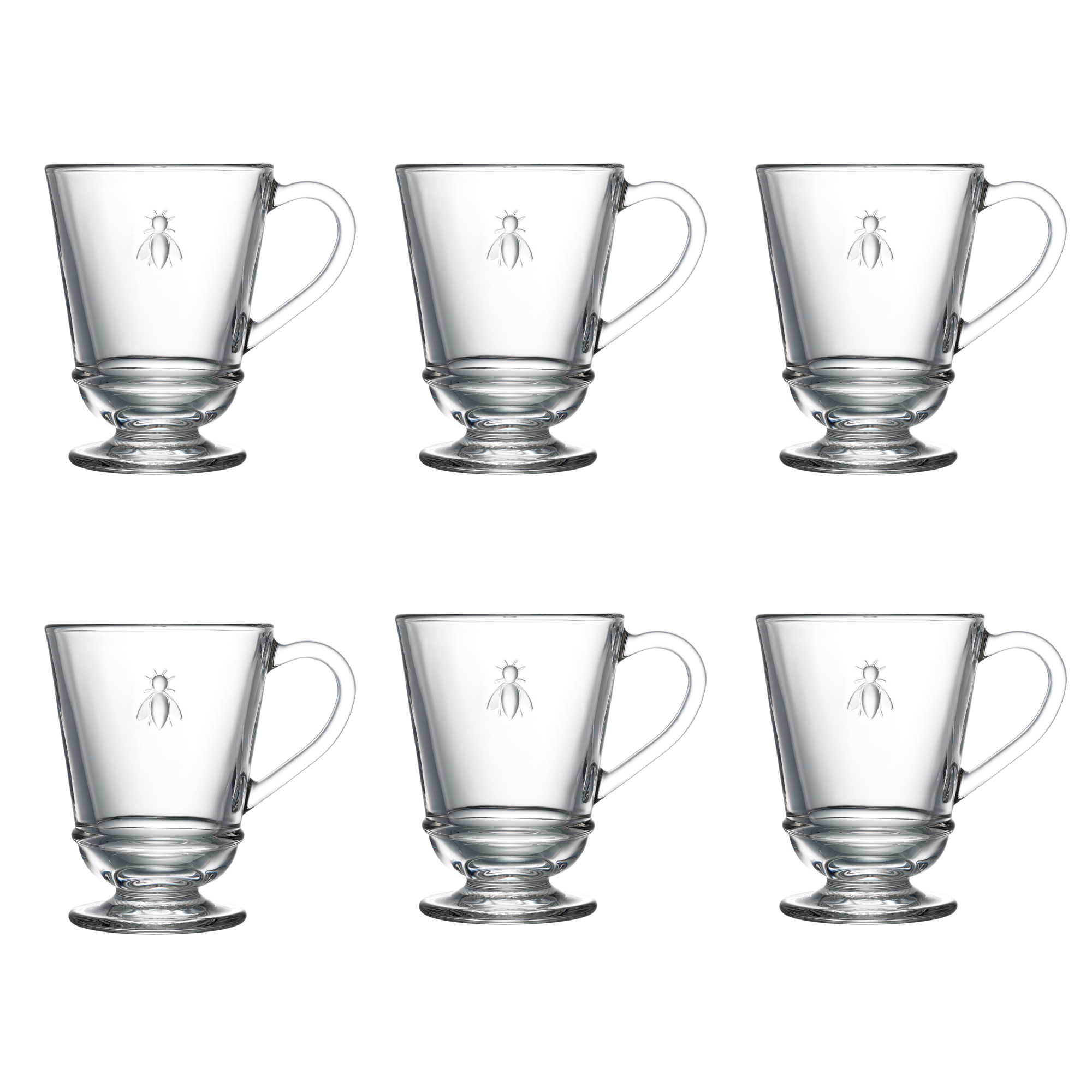 La Rochère Glas med öra Abeille 6 st