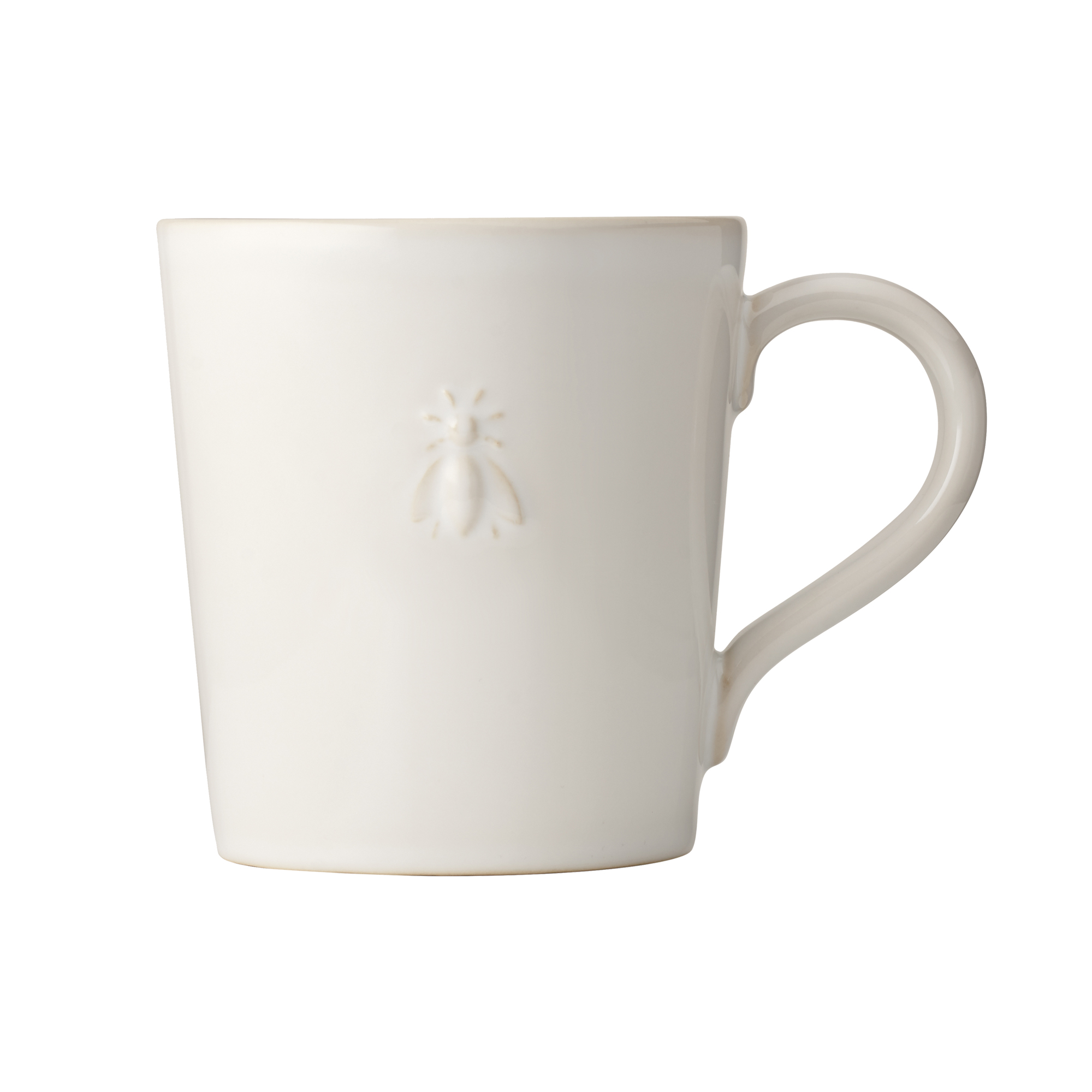 La Rochère Ceramic Mug Abeille White, 2 pcs