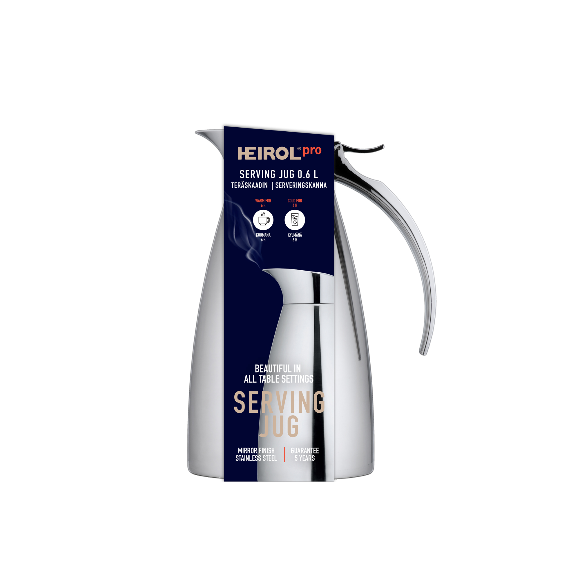 Heirol Termoskanna Rostfritt Stål 0,6 liter