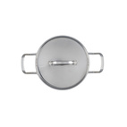 Heirol Gryta med Lock Steely Classic Triply 20 cm, 3 liter