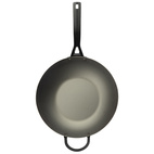 Heirol Wokpanna Kolstål Blacksteel 33 cm