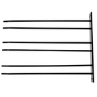 Hippie de Luxe Glass Rack 12 Glasses Black Wall