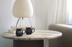 Kaffekoppar Wake cat  x 2 svart keramik
