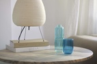 Flaska o Glas Piller, Blått Glas 500 ml