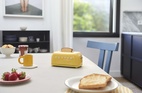 Smörbehållare med lock Toasty,  Gul