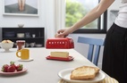 Smörbehållare med lock Toasty,  Röd