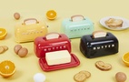 Butter Container with Lid Toasty, Black