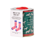 Storage Tin & Sock Set - Dogs