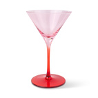 Martiniglas The Olive, Set om 2 - Rosa + Körsbärsrött