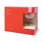 Copa-glas The Charlie, Set om två - Rosa + Körsbärsrött