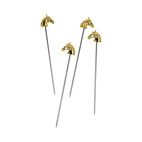 Cocktailpinnar Hästmotiv, the Curly , Set med 4