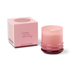 Doftljus Stacked i 2 färgat glas- Rosa/ Rött - Saffron Rose