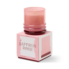 Doftljus Stacked i 2 färgat glas- Rosa/ Rött - Saffron Rose