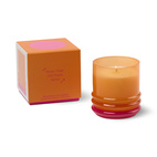 Stacked 7oz/198g Glass Candle Orange and Hot Pink - Infrared Mango