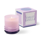 Doftljus Stacked i 2 färgat glas- Lavendel/Mörklila - Violet Vanilla