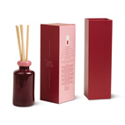 Doftdiffuser Stacked i 2 färgat glas Röd/ Rosa - Saffron Rose