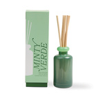 Stacked 3.2fl oz./94ml Glass Diffuser Dark Green and Bright Green - Minty Verde