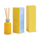 Doftdiffuser Stacked i 2 färgat glas - Gul/ blå - Zesty Lemon