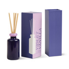 Doftdiffuser Stacked i 2 färgat glas - Lavendel/Mörklilal - Violet Vanilla