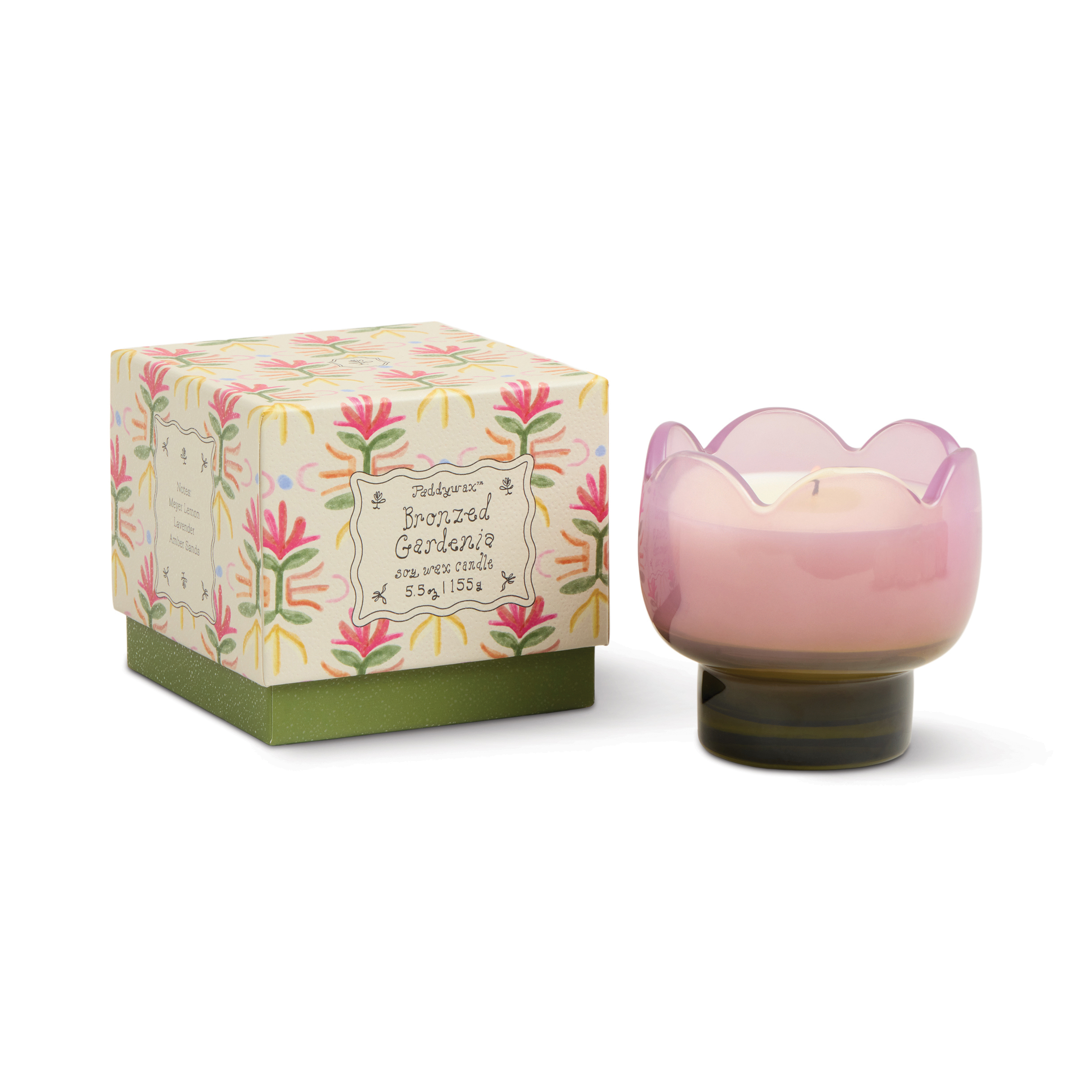 Doftljus Tulpan i tonat glas - Bronzed Gardenia