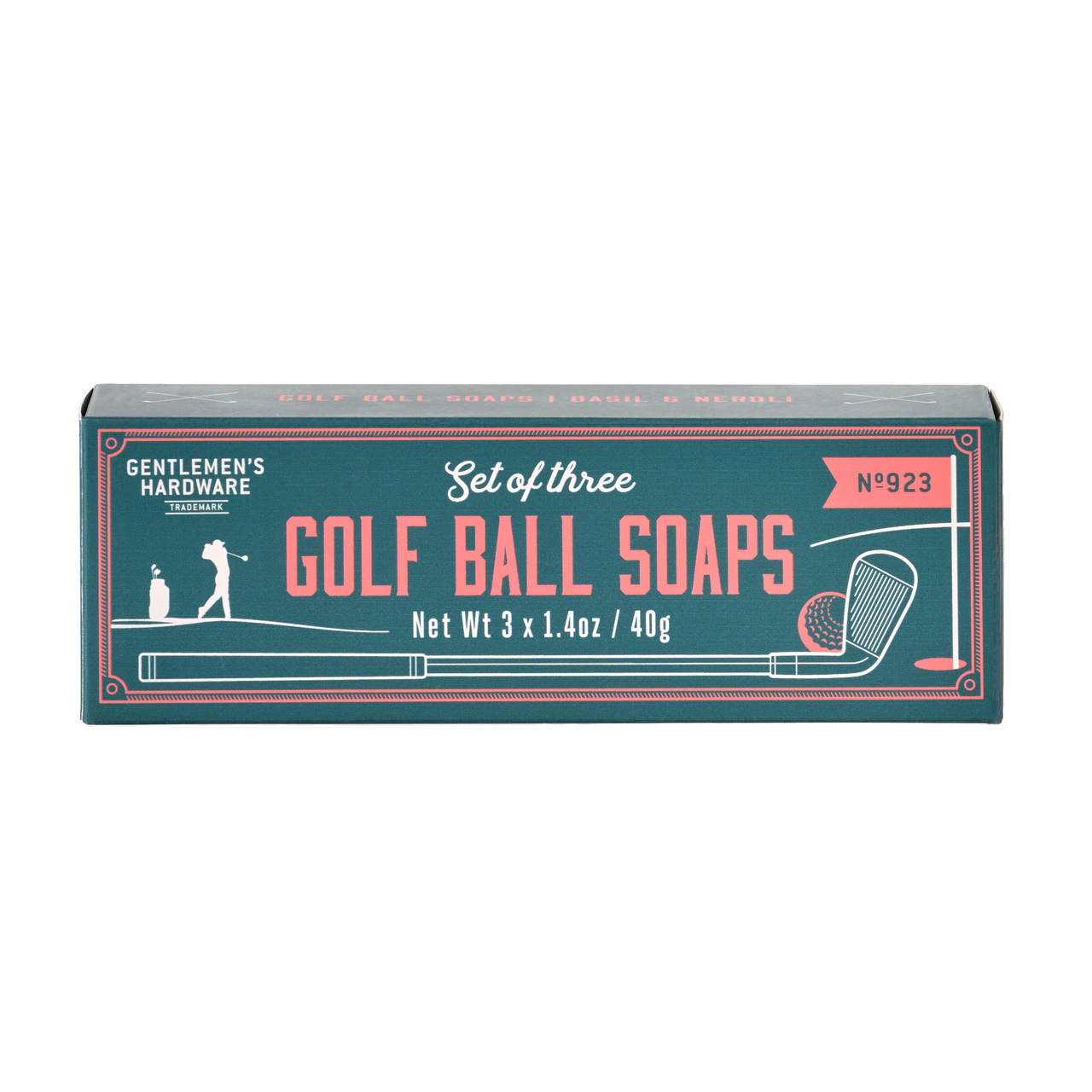 Golfbollstvålar (Set om 3) - Basilika och Neroli