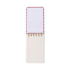 Tulip Twin Wire Notepad - Pinwheel Pink