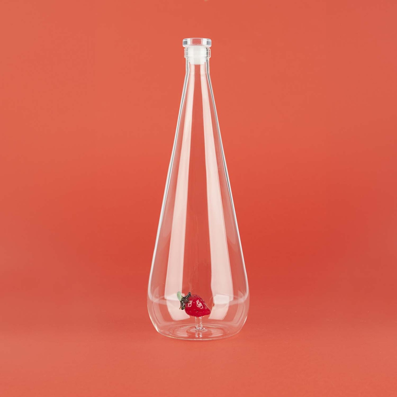 Flaska Botanical Jordgubbe 1,0l, Borosilikatglas