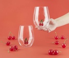 Dricksglas Botanical, Körsbär , set med 2