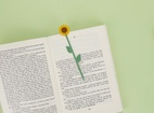 Bokmärke Blomma, Solros, Gul