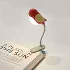 Boklampa Småfåglar, Röd