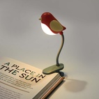 Boklampa Småfåglar, Röd