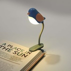 Boklampa Småfåglar, Blå