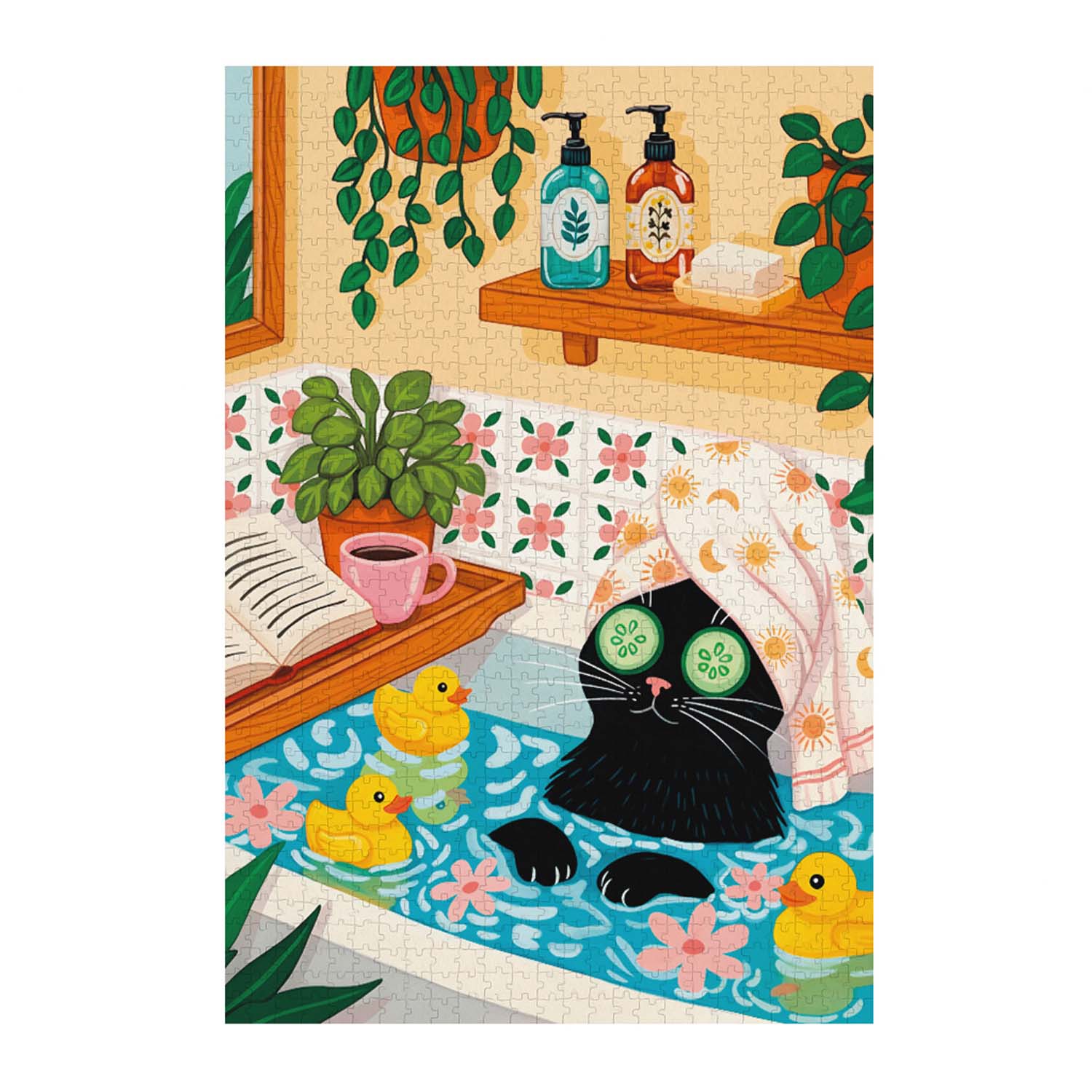 Pussel Cat Spa, 1000 bitars