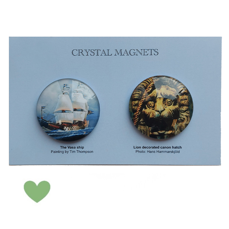Crystal magnet 50mm Ø set 2p
