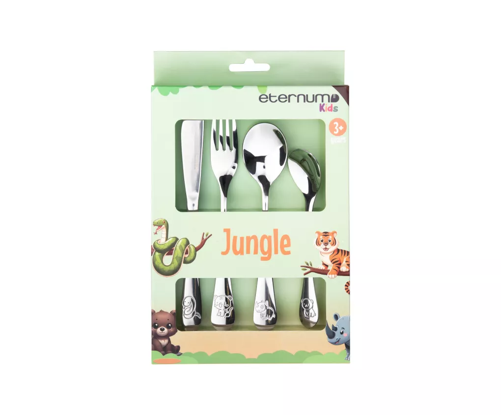 Eternum Children's Cutlery Gift Box Jungle 4pcs